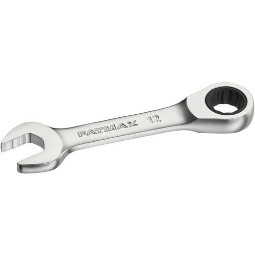 Stanley 1 Clé Mixte Courte à Cliquet Anti-slip - Stanley