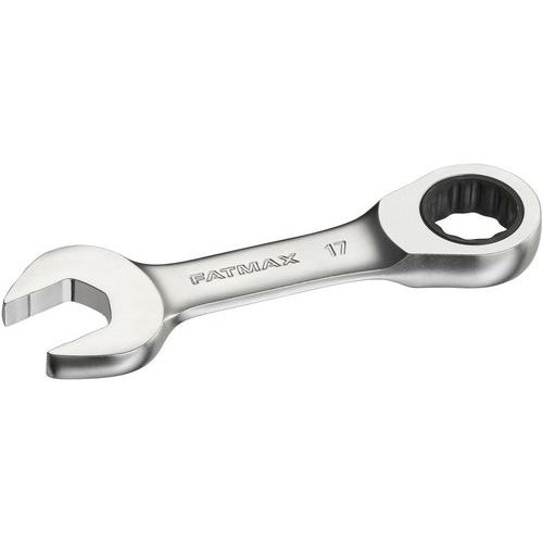 Stanley 1 Clé Mixte Courte À Cliquet Anti-slip - Stanley