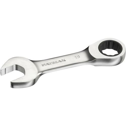 Stanley 1 Clé Mixte Courte à Cliquet Anti-slip - Stanley