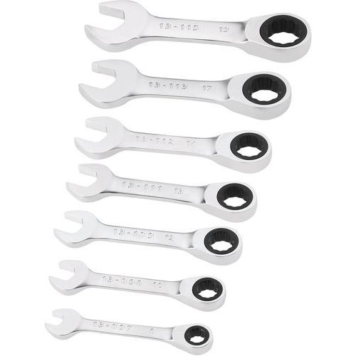 Stanley 1 Jeu De 7 Clés Mixte Courte à Cliquet - Fatmax