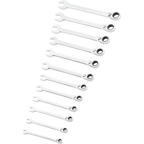 Stanley 1 Jeu De 12 Clés Mixte Courte à Cliquet Réversible - Fatmax