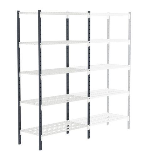 Manorga - Kit départ Combi-Flip Rayonnage Rétention 2000x1000x400mm 5 Tablettes 230kg/tablette Montage sans outils