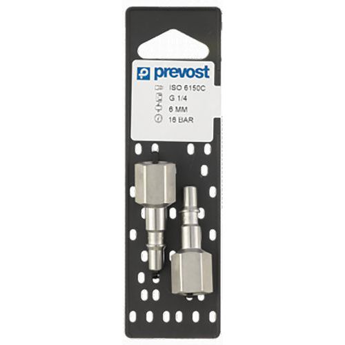 Embouts Iso C D6 Filetage Femelle G1/4