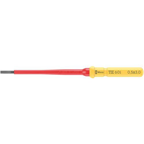 Wera - Lame interchangeable isolée VDE KK 60 i - 154mm - Pour vis fente, 0.5x3mm