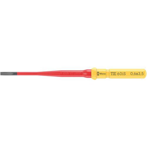 Wera - Lame isolée VDE KK 60 iS - 0,6x3,5x154mm - Pour vis fente - Outillage spécialisé