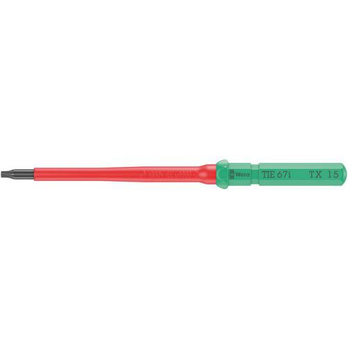 Wera - Lame Torx VDE KK 67 i - TX15x154mm - Isolation Sécurité - Outillage Spécialisé