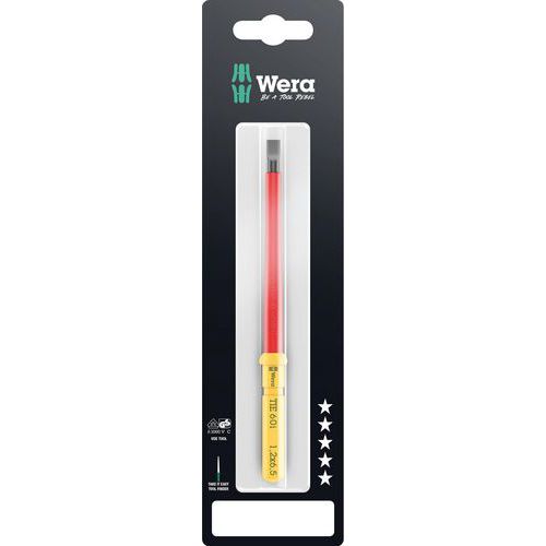 Wera - Lame isolée VDE KK VDE 60 i SB - 1,2x6,5x154mm - Outillage à main spécialisé métiers