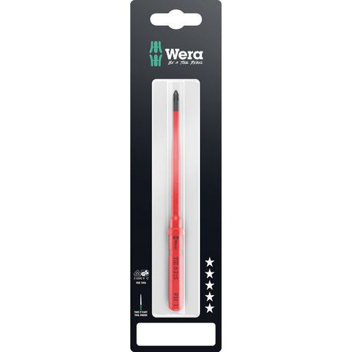 Wera - Lame isolée VDE Kraftform Kompakt 62 iS SB - 154mm PH 1 - Outillage spécialisé