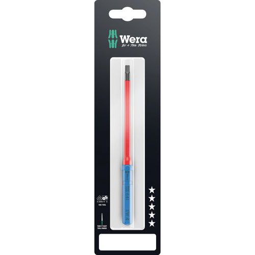 Wera - Lame isolée VDE KK VDE 64 i SB - 4x154mm - Pour électricien, sécurité maximale