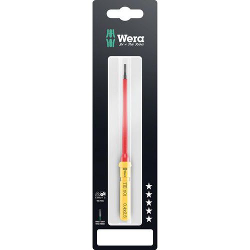 Wera - Lame isolée VDE KK VDE 60 i SB - Fente 0,4x2,5x154mm - Outillage spécialisé