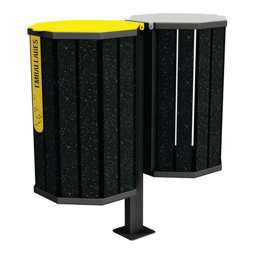 Poub Chardonnay 100 L Double Flux Urbecollect Ipra/alu 9005