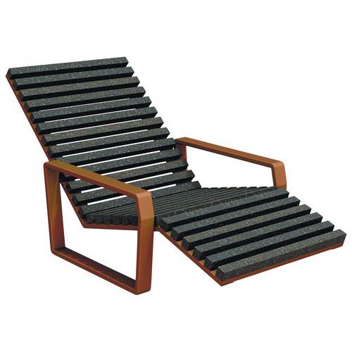 Chaise Longue Arbane Accoudoirs Urbecosi - Ipra/alu Tanami