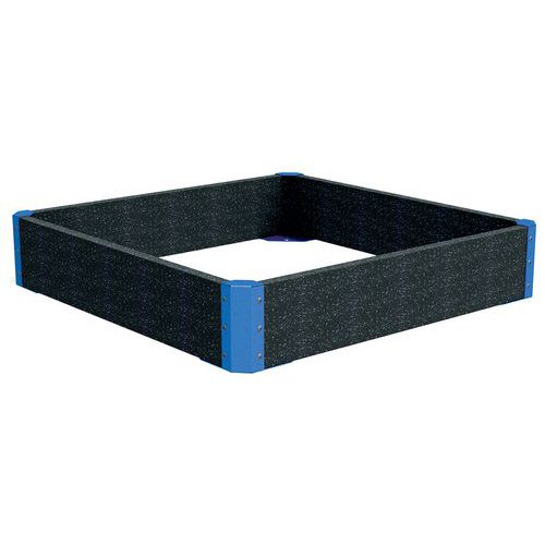 Carré Potager Arbane 128x128 Urbecol Ipra/alu Bleu 5015