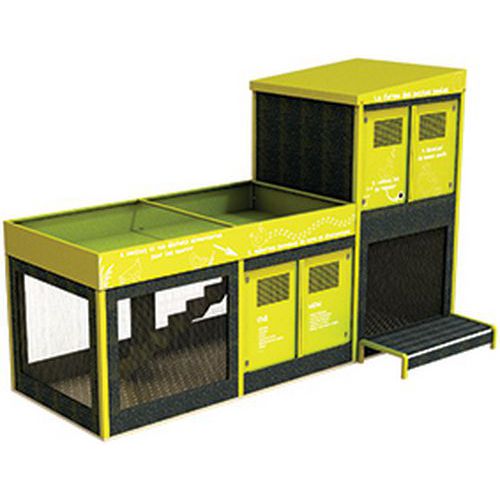 Poulailler Et Potager Urbecol Ipra/alu Jaune 1016 Brillant