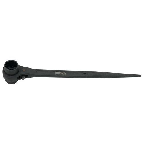 MOB - Clé de monteur à cliquet double 19x22mm - Phosphatée - 315mm - Outillage à main durable