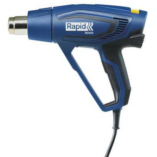 Rapid - Pistolet à air chaud R2000 - 2000W - 2.04kg - Outillage électroportatif puissant
