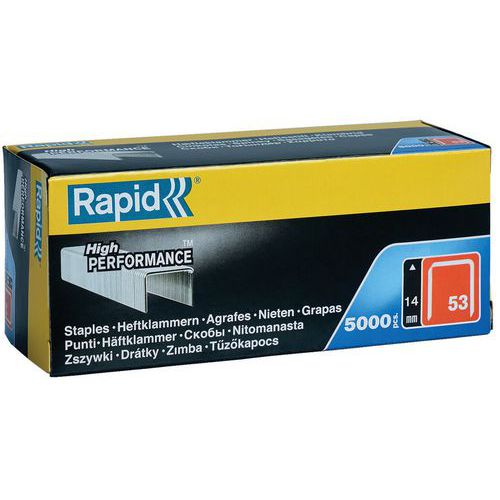 Agrafes 53/14mm Galva Boite Carton 5000