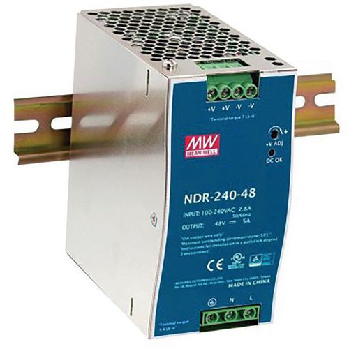 Alim. Industrielle 48v-240w/5a Rail Din