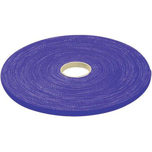 Rouleau De Lien Auto-agrippant Largeur 10 Mm - Bleu - 20 M