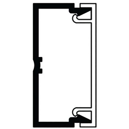 Rehau Moulure Axis Mini 32x16 - 1 Compartiment Pvc Blanc 2 M