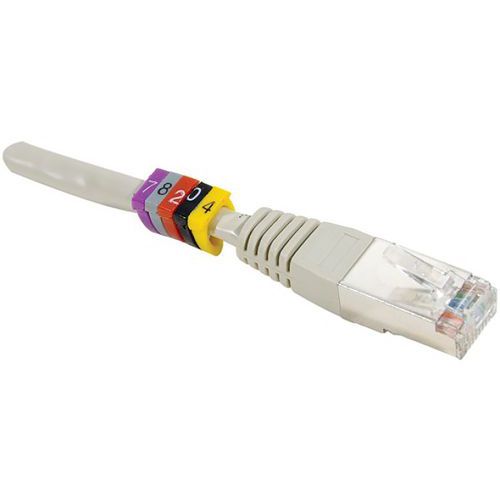 Dexlan Bagues De Marquage Couleurs 6 Mm