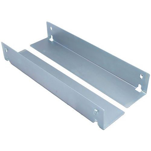 Ekivalan Paire Supports En L Fixes Prof. 370mm Pour Baies