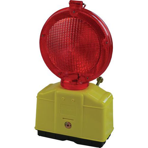 Lampe D'avertissement De Chantier Optique Rouge