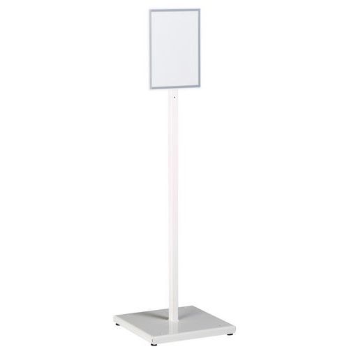 Panneau D'information Blanc A4 Vertical Sur Pied Indik