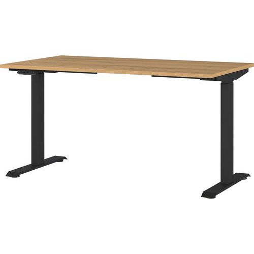 Bureau Réglable Électrique Gw-agenda - 140cm - Chêne/gris