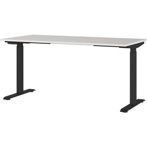 Bureau Réglable Électrique Gw-agenda - 160cm - Gris/noir