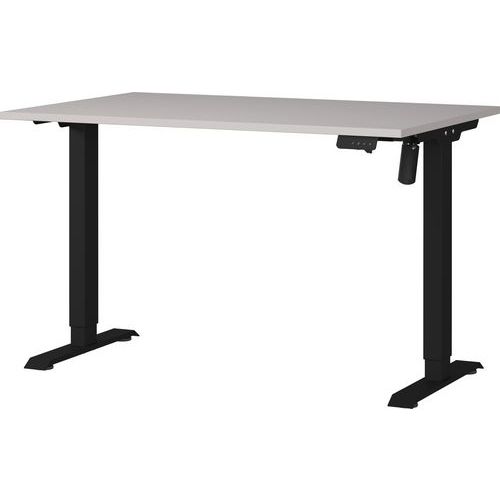 Germania - Bureau électrique réglable Profi 2.0 Rovigo 120cm Gris Cachemire - Hauteur 71-119cm - Charge 80kg