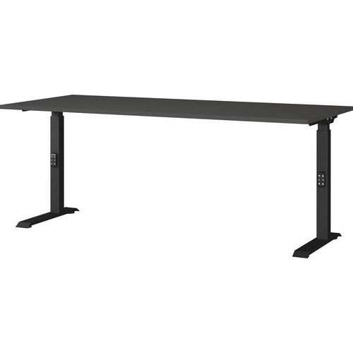 Bureau Réglable Mécanique Gw-mailand - 180cm - Graphite