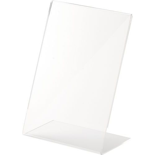 Helit - Présentoir de table The Presenter A4 Transparent Polystyrène - Idéal pour documents A4