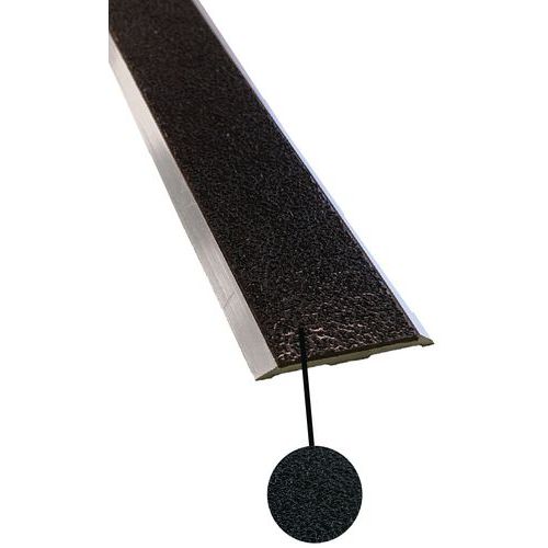 Profilé De Nez De Marche Autocollant Antidérapant - 2 M, Noir, Pour Intérieur Et Extérieur
