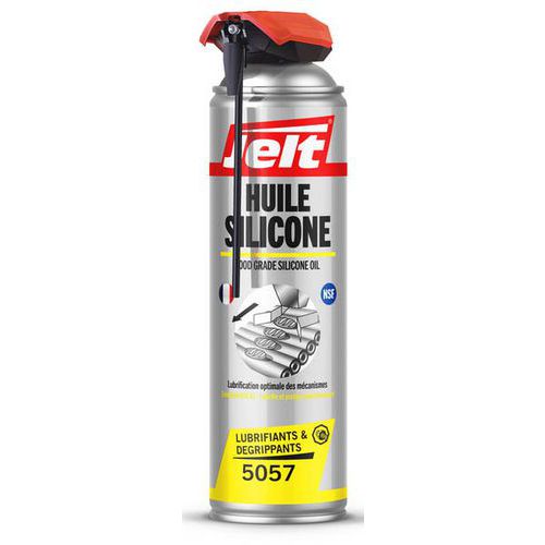 Jelt - Lubrifiant Silicone Alimentaire NSF - 65mm Ø - Résiste 250°C - Aérosol Inflammable
