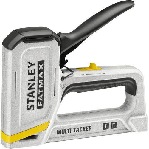 Stanley Fatmax - Agrafeuse Cloueuse Aluminium - Travaux Légers - Hauteur 160 cm - Fermeture Facile