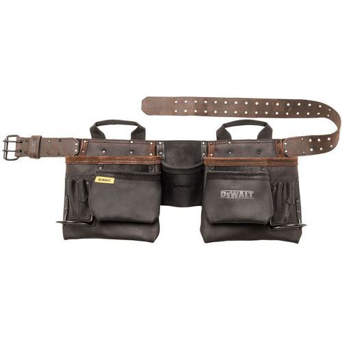 Ceinture Cuir Porte - Outils Renforcée - 11 Poches