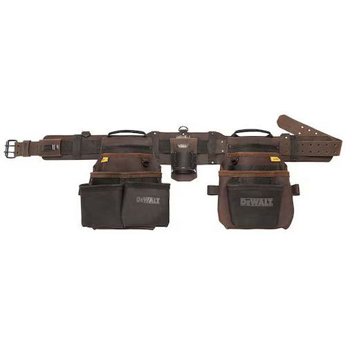 Ceinture Cuir Porte - Outils Renforcée - 18 Poches