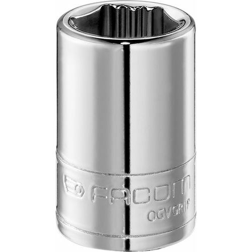 Facom - Douille 1/4 6 pans OGV Grip - 11 mm - Chromée - Haute Précision