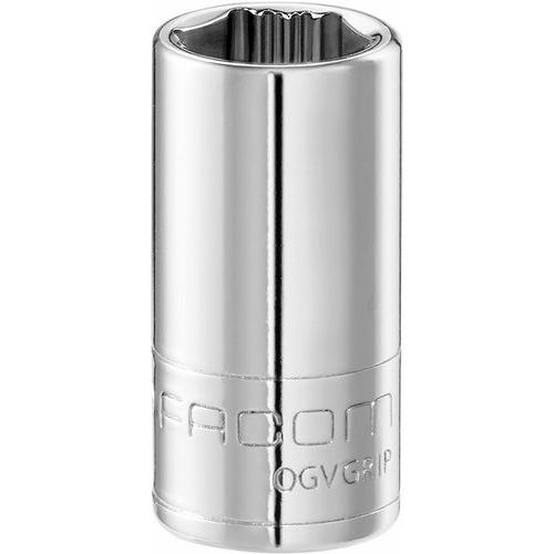 Facom - Douille 1/4 6 pans OGV Grip 7 mm - Chromée - Outil de précision pour vissage sécurisé