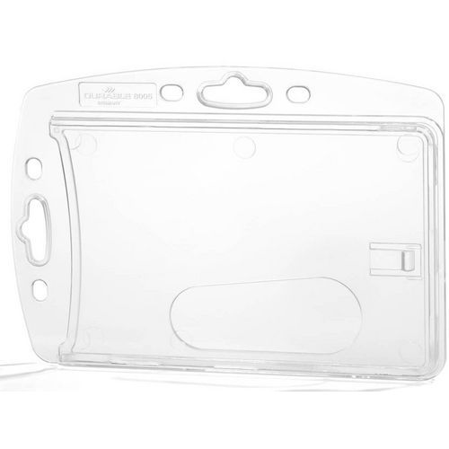 Durable - Porte-badge fermé 1 carte de sécurité - Transparent - 135x110x5.2mm - Protection optimale