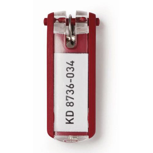 Lot de 6 - Durable 6 Porte-clés Key Clip