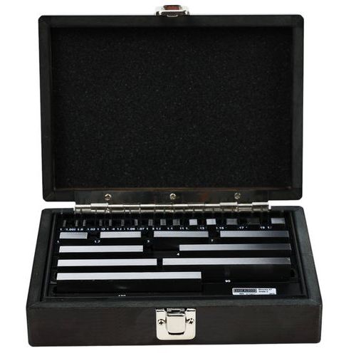 Manutan Expert - Coffret de cales étalon 47 pièces - Classe 2 - 630x400x100 mm - Garantie 10 ans