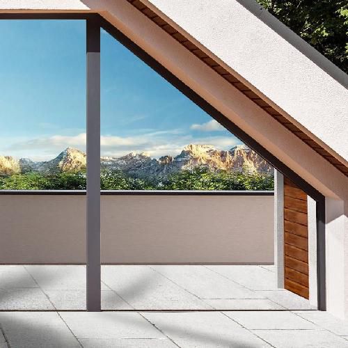 Film Effet Miroir Sans Tain Argent - Laize 75