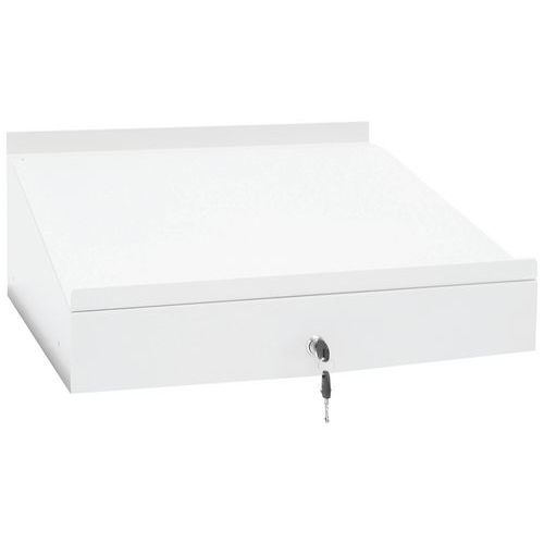 Manutan Expert - Pupitre Gris L52.5cm - Accessoire Armoire Atelier - Garantie 10 Ans - Recyclable