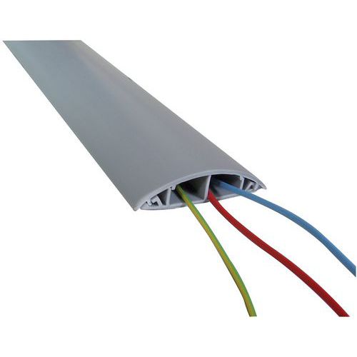 Goulotte Passe-câble Pvc Rigide Pg12b Gris - 1 M