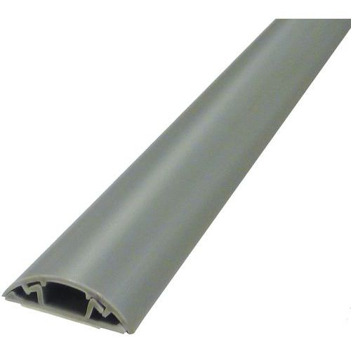 Goulotte Passe-câble Pvc Rigide Pg06a Gris- 2 M