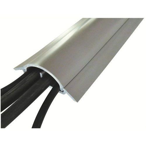 Cable Equipements - Passage de câble TOP 10-2 - 1,5M Gris - PVC - Ø max 10mm