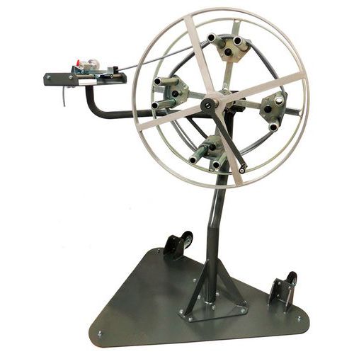 Enrouleur Couronneuse Manuel De Cable Avec Métreuse - Spirocable