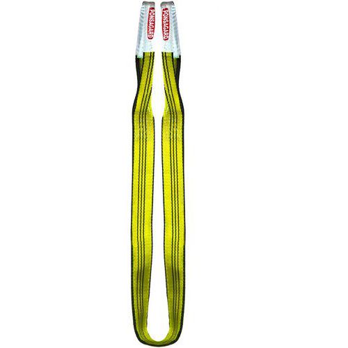 Ponsa - Élingue Ponsagard 3TN 3M - CMU 3000 kg - Jaune - Largeur 90mm - Longueur 3m - Norme EN 1492-1